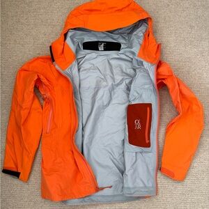 Orange Hooded Jacket